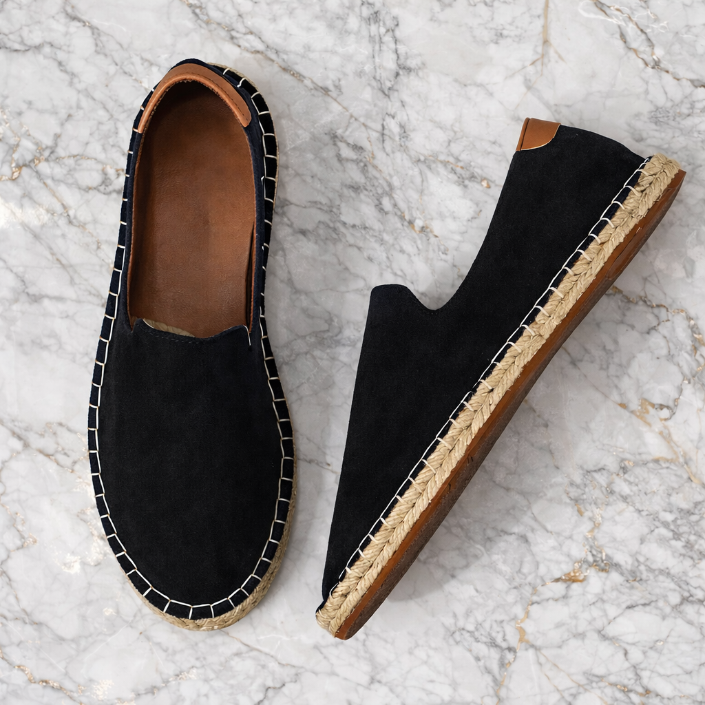 Marlon Leather Loafers Black