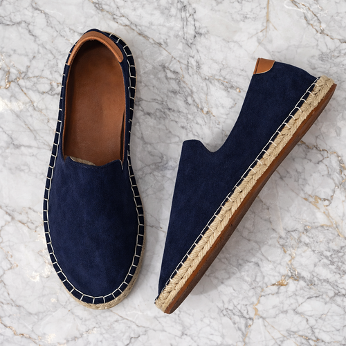 Marlon Leather Loafers Blue